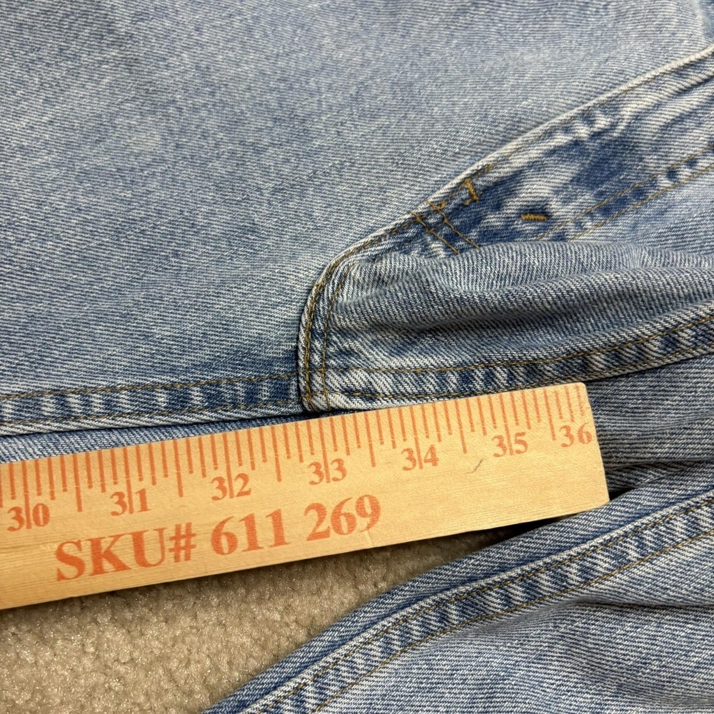 Vtg Levis 512 Jeans Mens‎ 29x33 Blue Slim Tapered Denim Pants Light Wash USA 90s - Picture 9 of 16